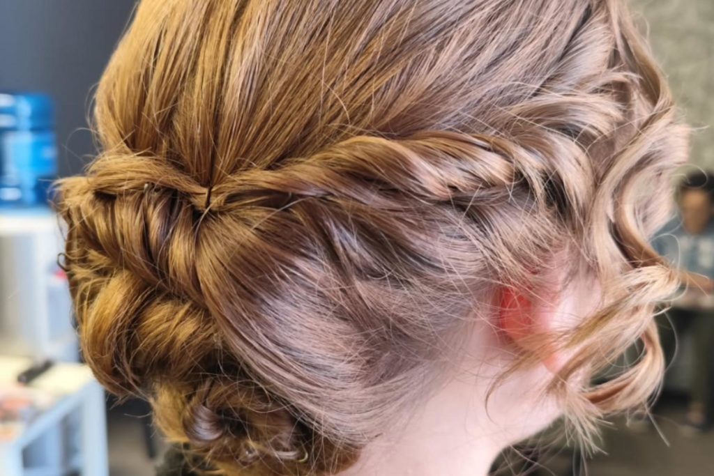 peinados y recogidos de pelo en castellón en la peluqueria La Pelu de Rosa
